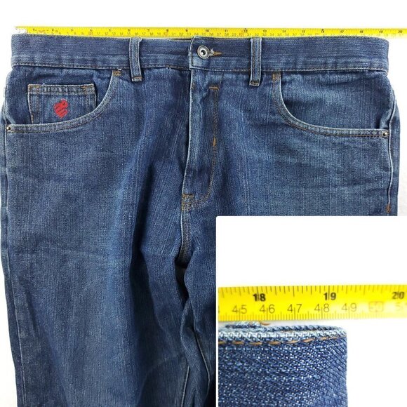 Rocawear Classic Fit Jeans Dark Wash Denim Pants Men's 38x32 - Picture 6 of 12
